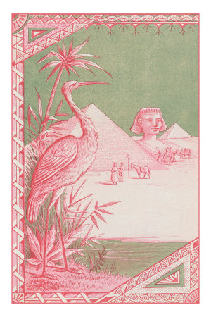 Buy Stork with Egyptian Themes at AllPosters.com