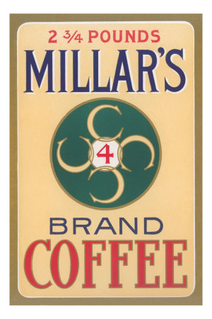 Millar's Coffee Label