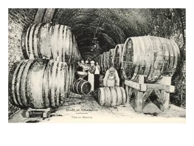 Wine Casks in Storage, Moet et Chandon
