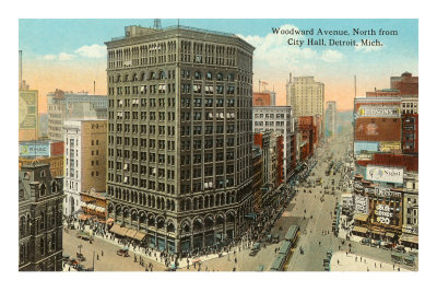 Woodward Avenue, Detroit, Michigan