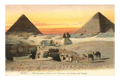 Pyramids and Sphinx, Egypt