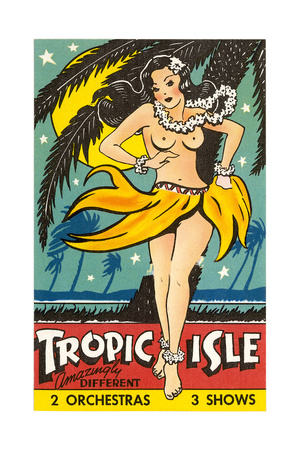 Buy Tropical Girl Pin Up at AllPosters.com