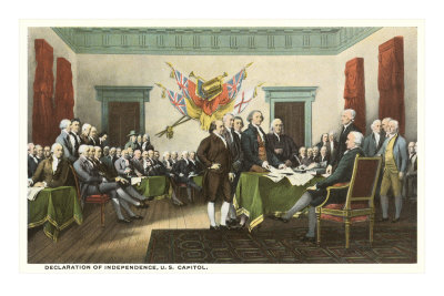 Painting, Declaration of Independence, Capitol
