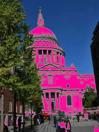 Pink St Pauls London