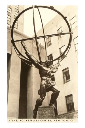 Atlas Statue, Rockefeller Center, New York City