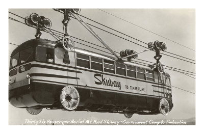 Bus-Like Tramway to Mt. Hood, Oregon