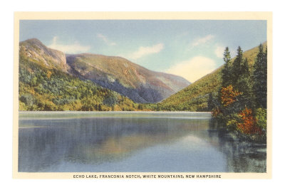 Echo Lake, Franconia Notch, New Hampshire