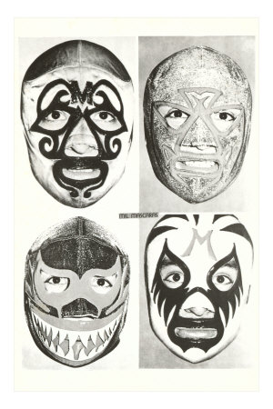 Buy Masks of Mexican Wrestlers at AllPosters.com