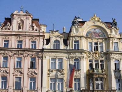 Ministerstvo Pro Mistni Rozvoj Facade, Old Town Square, Old Town, Prague, Czech Republic