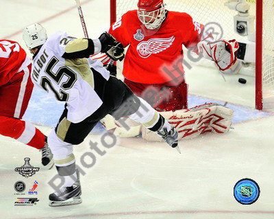 Maxime Talbot Game 7 of the 2008-09 NHL Stanley Cup Finals Poster