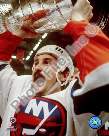Bryan Trottier - Holding Stanley Cup Poster