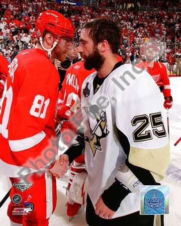 Maxime Talbot & Marian Hossa Game 7 of the 2008-09 NHL Stanley Cup Finals