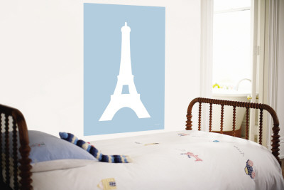 Blue Eiffel Tower