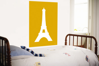 Orange Eiffel Tower
