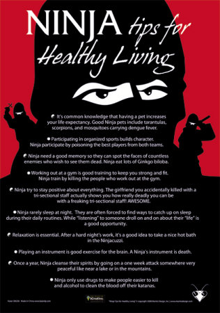 Ninja Tips for Healthy Living