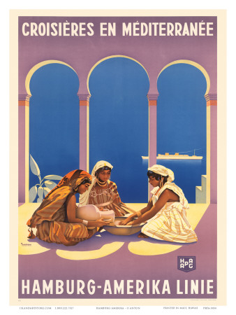 Hamburg Amerika Linie, Croisieres en Mediterranee c.1930s