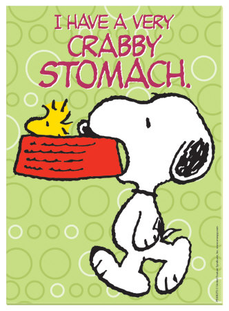 Peanuts - Crabby Stomach