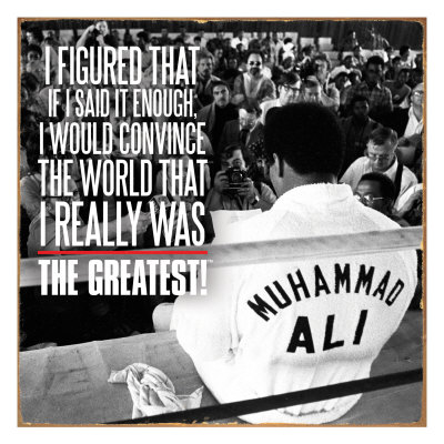 Muhammad Ali Square Poster