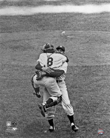 Don Larsen & Yogi Berra Game 5 of the 1956 World Series Poster