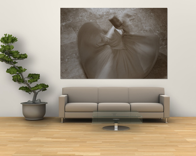 Whirling Dervishes, Performing the Sema Ceremony, Istanbul, Turkey