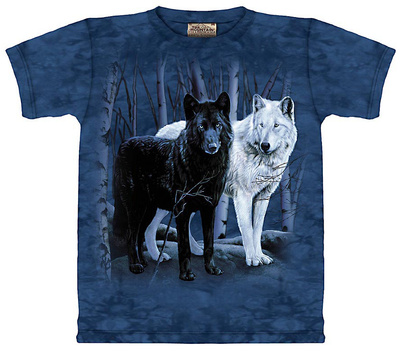 Black and White Wolves