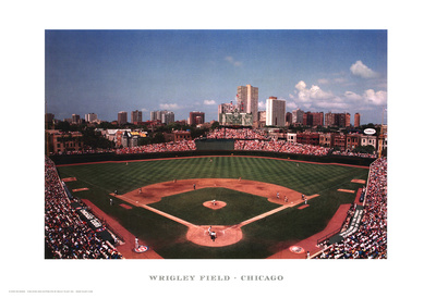 Wrigley Field, Chicago Poster