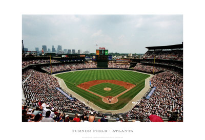 Turner Field, Atlanta Poster