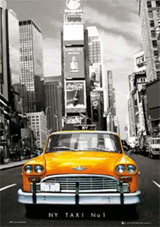 New York Taxi No. 1 3 Dimensional Poster