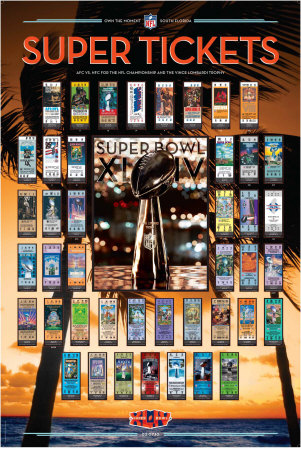 Buy Super Bowl Tickets XLIV at AllPosters.com