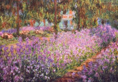 Buy The Artist's Garden at Giverny, c.1900 at AllPosters.com