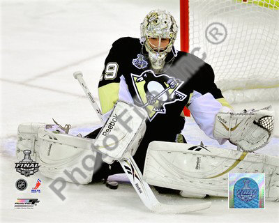 Marc-Andre Fleury Game Three of the 2008-09 NHL Stanley Cup Finals Poster