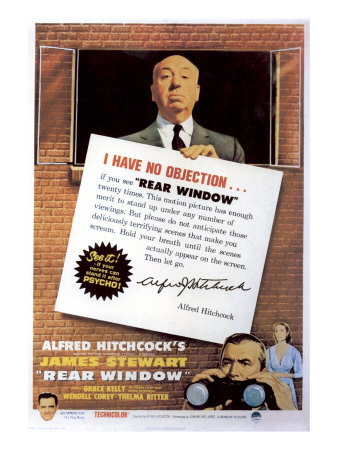 Rear Window, Alfred Hitchcock, James Stewart, Grace Kelly, 1954