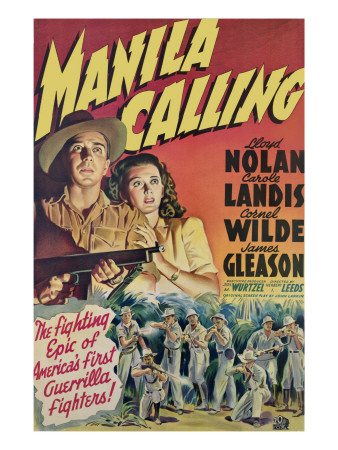 Manila Calling, from Left, Lloyd Nolan, Carole Landis, 1942