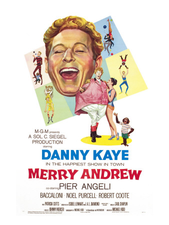 Merry Andrew, Danny Kaye, Pier Angeli, 1958