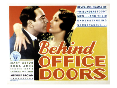 Behind Office Doors, Ricardo Cortez, Mary Astor, 1931