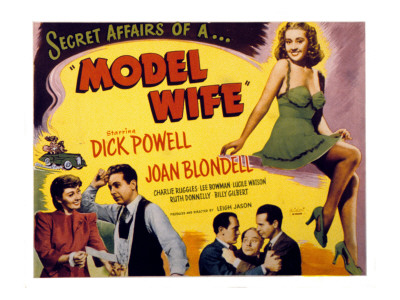 Model Wife, Joan Blondell, Dick Powell, Lee Bowman, Charles Ruggles, 1941