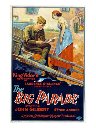 Big Parade, John Gilbert, Renee Adoree, 1925