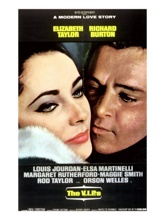 The V.I.P.S, Elizabeth Taylor, Richard Burton, 1963