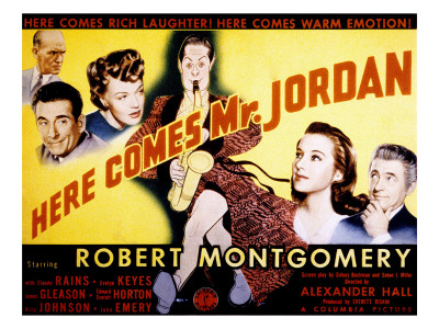Here Comes Mr. Jordan, James Gleason, Edward Everett Horton, Rita Johnson, Robert Montgomery, 1941