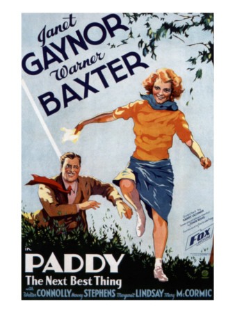 Paddy, the Next Best Thing, Warner Baxter, Janet Gaynor, 1933