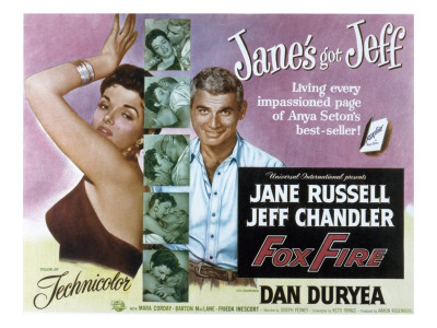 Foxfire, Jane Russell, Jeff Chandler, 1955