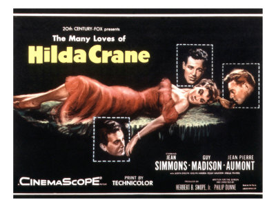 Hilda Crane, Jean Simmons, Guy Madison, Jean-Pierre Aumont, 1956