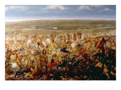 Custer's Last Stand, General George Armstrong Custer at the Battle of Little Bighorn, 1876