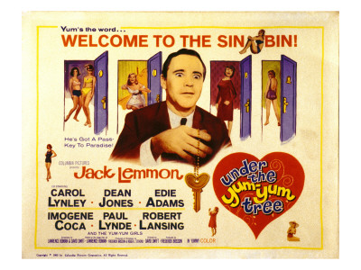 Under the Yum Yum Tree, Jack Lemmon, Carol Lnley, Dean Jones, Edie Adams, Imogene Coca, 1963