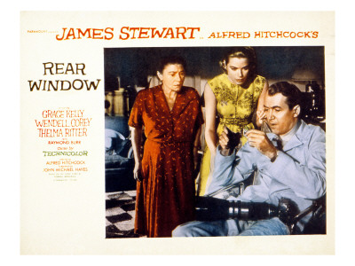 Rear Window, Thelma Ritter, Grace Kelly, James Stewart, 1954