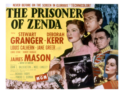 The Prisoner of Zenda, Deborah Kerr, Stewart Granger, James Mason, Jane Greer, 1952