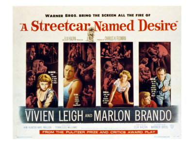Streetcar Named Desire, Vivien Leigh, Marlon Brando, Kim Hunter, Karl Malden, 1951