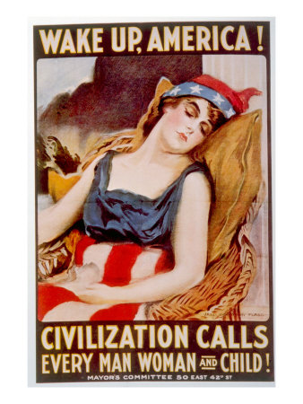 World War I American Poster by James Montgomery Flagg, 1918