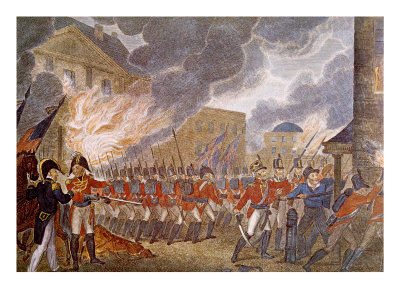 The War of 1812, British Forces Burning Washington, D.C., 1814