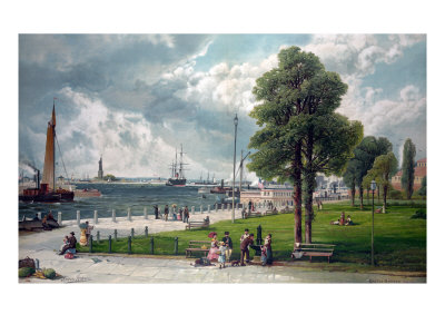 Castle Garden in New York in 1887.